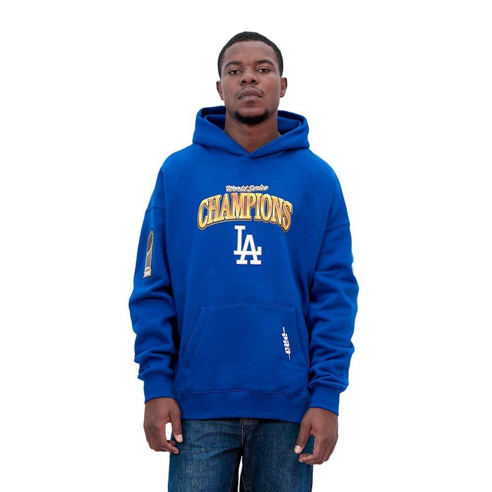 Pro Standard Men's MLB Los Angeles Dodgers 2025 World Series Drop Shoulder Fleece PO Hoodie - Blue - BLUE